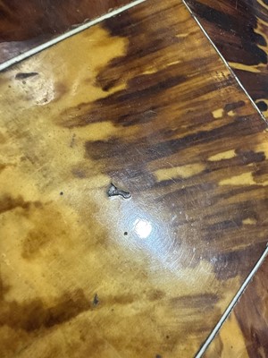 Lot 46 - Regency tortoiseshell workbox