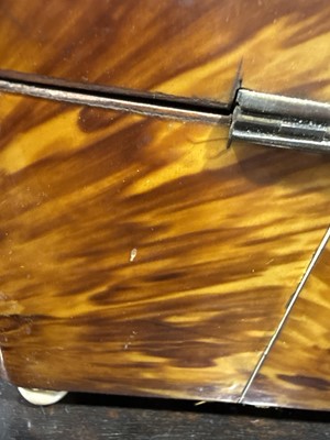 Lot 46 - Regency tortoiseshell workbox