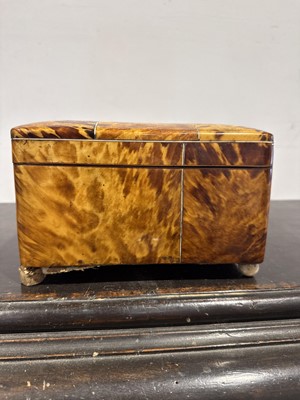 Lot 46 - Regency tortoiseshell workbox