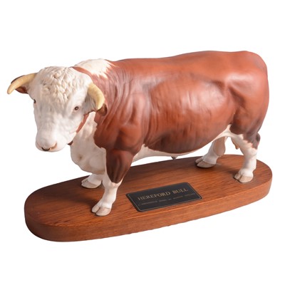 Lot 8 - Beswick, Hereford Bull, matt glaze
