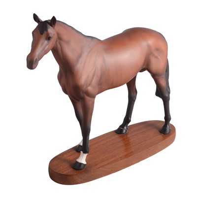 Lot 73 - Beswick Connoisseur model, Racehorse, 1564