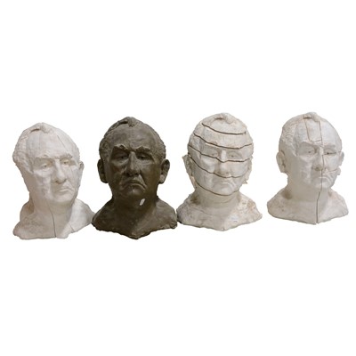 Lot 294 - Jim Cooper, four male bust sculptures