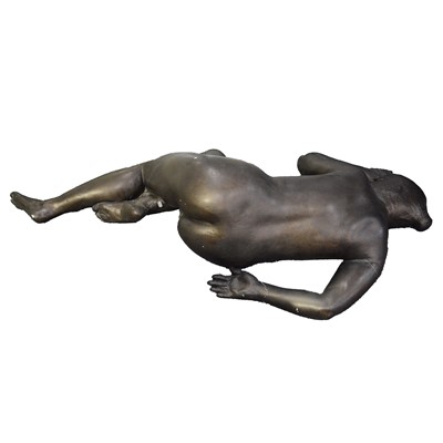 Lot 313 - Jim Cooper, a life-sized floor-standing sculpture of a sleeping female nude