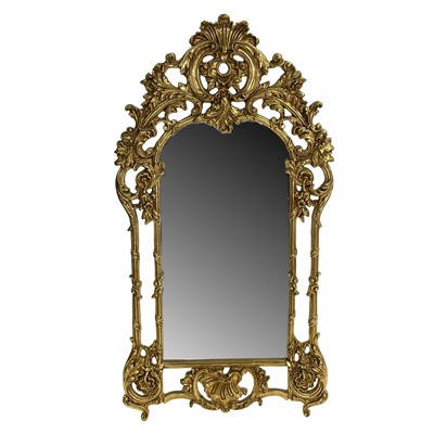 Lot 343 - Modern gilt framed wall mirror