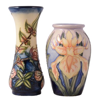 Lot 5 - Moorcroft Pottery, a small Windrush vase, and another small vase