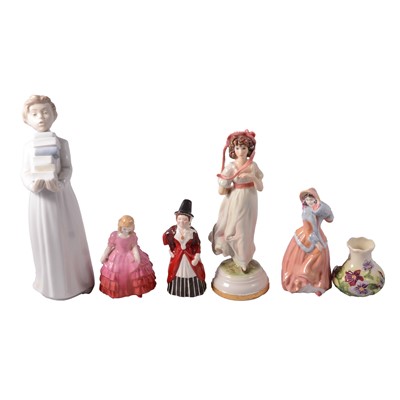 Lot 29 - Collection of ceramic figures, to include one...