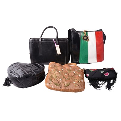 Lot 481 - Twelve ladies' handbags, Osprey, and others.