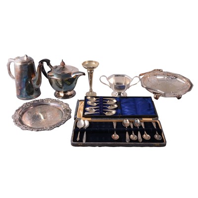 Lot 80 - Small quantity of siler-plated wares