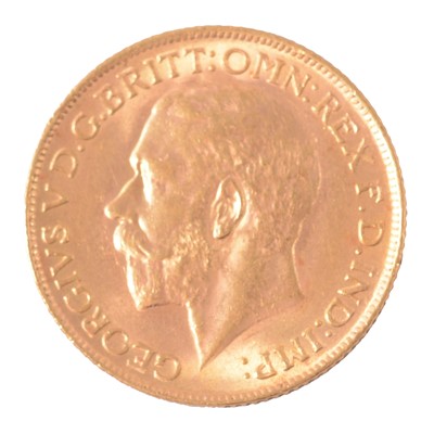 Lot 124 - A Full Gold Sovereign Coin, George V 1911.