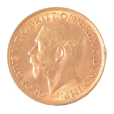 Lot 125 - A Full Gold Sovereign Coin, George V 1913.