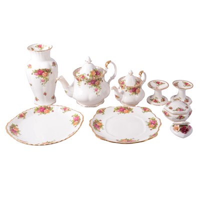 Lot 69 - Royal Albert, 'Old Country Roses' pattern part tea set and decorative homewares