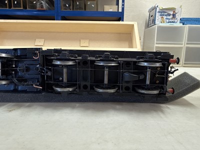 Lot 14 - Kit-built O-gauge model railway locomotive and tender, 8F class 2-8-0