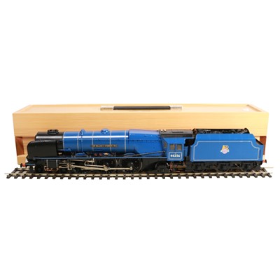 Lot 15 - Kit-built O-gauge model railway locomotive and tender, 'Sir William A Stanier FRS'