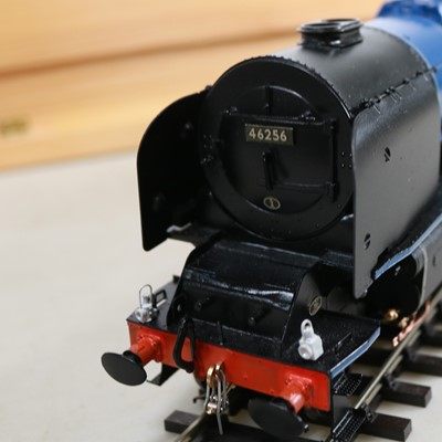 Lot 15 - Kit-built O-gauge model railway locomotive and tender, 'Sir William A Stanier FRS'