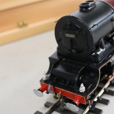 Lot 16 - Kit-built O-gauge model railway locomotive and tender, 'Duchess of Sutherland'