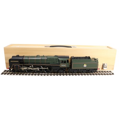Lot 17 - DJH O-gauge model railway locomotive and tender, 'William Wordsworth'
