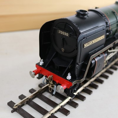 Lot 17 - DJH O-gauge model railway locomotive and tender, 'William Wordsworth'