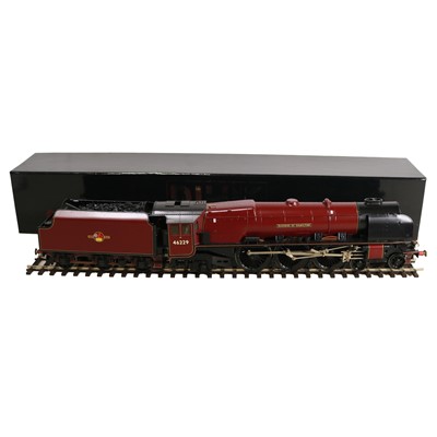 Lot 18 - DJH O-gauge model railway locomotive and tender, 'Duchess of Hamilton'