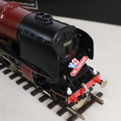 Lot 18 - DJH O-gauge model railway locomotive and tender, 'Duchess of Hamilton'