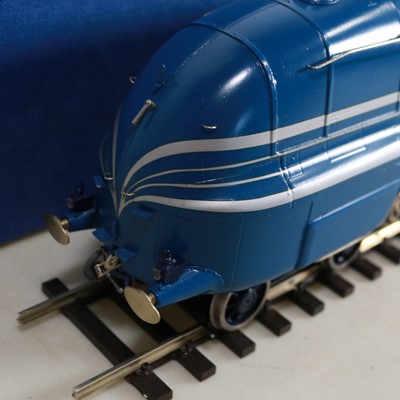 Lot 20 - DJH O-gauge model railway locomotive and tender, 'Coronation'