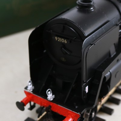 Lot 25 - L H Loveless, O-gauge model railway locomotive and tender, 9F Class 2-10-0