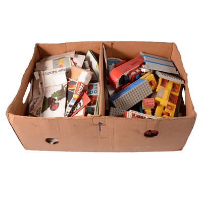 Lot 140 - Large box of early Lego construction bricks