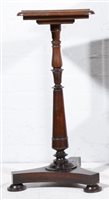 Lot 664 - Edwardian walnut jardiniere stand, rectangular...
