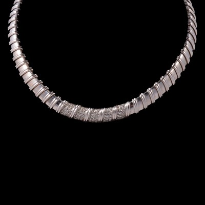 Lot 208 - Nabucco - a diamond set necklace attributed to Roberto Coin.