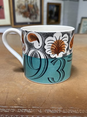 Lot 14 - Eric Ravilious for Wedgwood, a rare 1937 Coronation mug