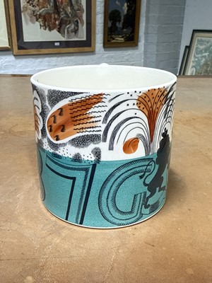 Lot 14 - Eric Ravilious for Wedgwood, a rare 1937 Coronation mug