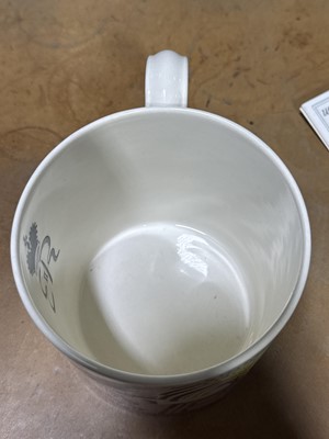 Lot 15 - Eric Ravilious for Wedgwood, a 1953 Queen Elizabeth II Coronation mug