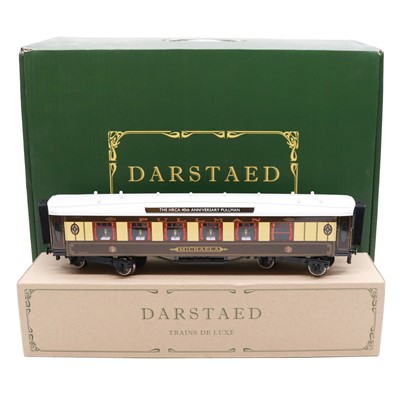 Lot 32 - Darstaed Trains De Luxe O-gauge model railway 6-coach passenger set, Tees-Tyne Pullman