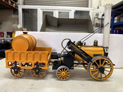 Lot 52 - Hornby, 3 1/2 inch gauge train set 'Stephenson's Rocket', and additional track