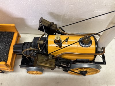Lot 52 - Hornby, 3 1/2 inch gauge train set 'Stephenson's Rocket', and additional track