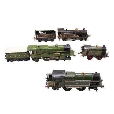 Lot 60 - Hornby, four O-gauge clockwork railway locomotives