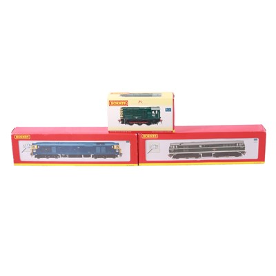 Lot 112 - Hornby (China), three OO gauge model railway diesel locomotives