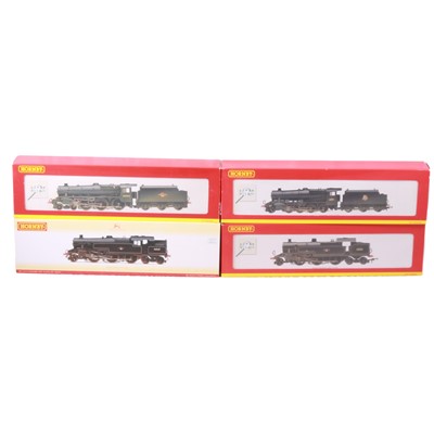 Lot 113 - Hornby (China), four OO gauge model railway weathered locomotives