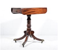 Lot 632 - Victorian walnut pedestal table, rectangular...