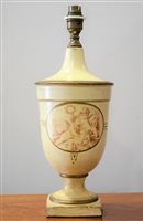Lot 659 - Modern table lamp, urn form