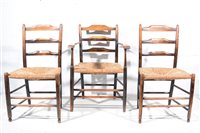 Lot 7A - An Arts & Crafts 'Clissett' ash armchair,...