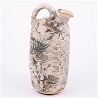 Lot 11 - Martin Brothers, a good stoneware flagon, 1888,...