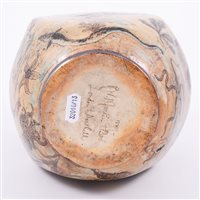 Lot 12 - Martin Brothers, a large stoneware flask, 1887,...