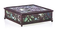 Lot 21 - Tiffany Studios, attributed, a bronze and...