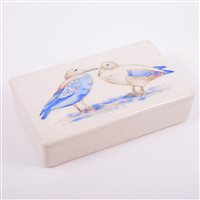 Lot 39 - William Moorcroft, a rare box and cover, circa...