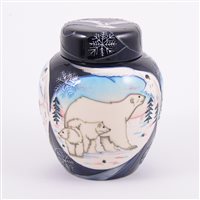 Lot 43 - Sian Leeper for Moorcroft Pottery, 'Arctic...
