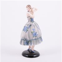 Lot 54 - Goldscheider, an Art Deco ceramic figure of a...