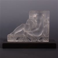 Lot 65 - Etling, an Art Deco glass figural sculpture,...