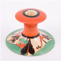 Lot 94 - Clarice Cliff, 'Summerhouse' a squat...