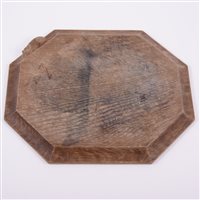 Lot 119 - Robert 'Mouseman' Thompson of Kilburn, an oak...