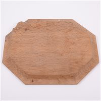 Lot 120 - Robert 'Mouseman' Thompson of Kilburn, an oak...